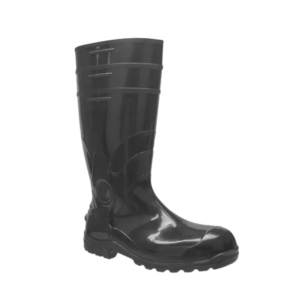 Bota PVC Preta BSB Cano Longo