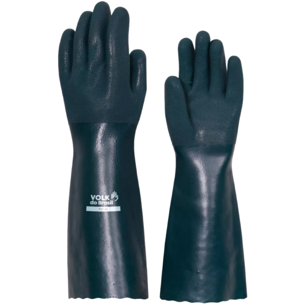 Luva Volk PVC 46 Verde Palma Áspera