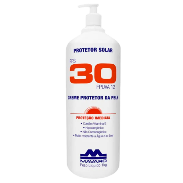 Protetor Solar FPS30 1Kg Mavaro