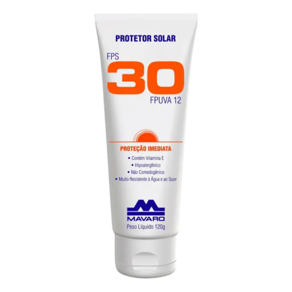Protetor Solar FPS30 120g Mavaro